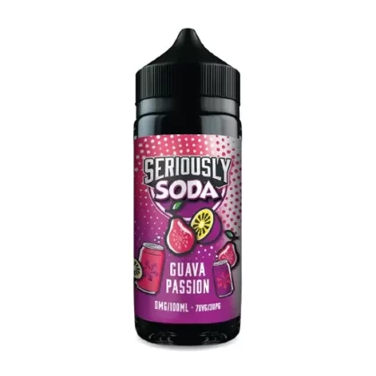 Guava Passion 100ml Shortfill E-Liquid by Seriously Soda - Ecigpremium
