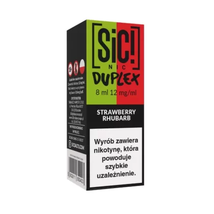 Liquid SIC! NIC 8ml 12mg Strawberry Rhubarb – Duplex
