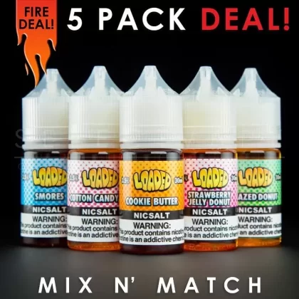 Loaded Nic Salt – Mix and Match (5 Pack) 150ml