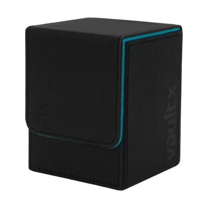 Vault X: Toploading Deck Box 80+ CT (Black / Electric Blue)