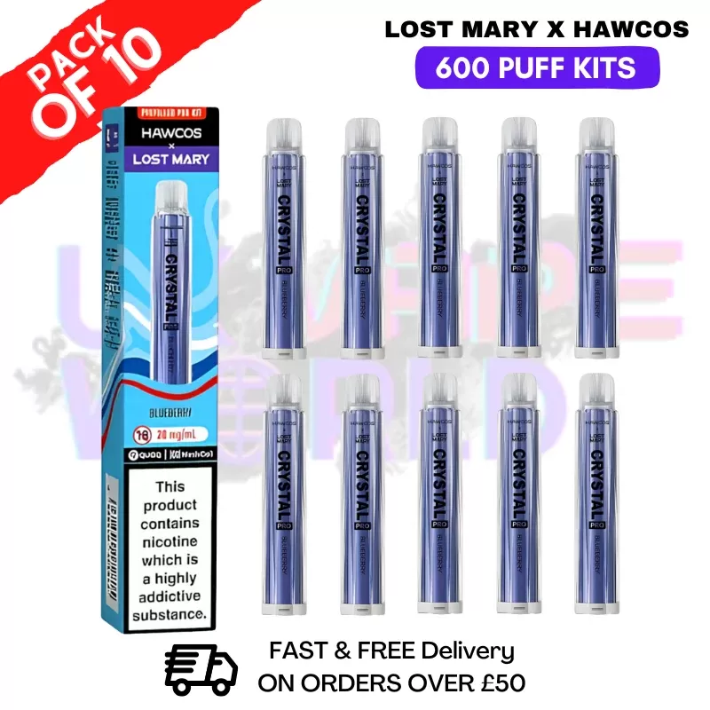 Blueberry Lost Mary Crystal Pro 600 Puff Box Of 10