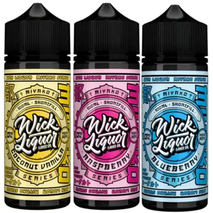 Wick Liquor E-Liquid Miyako Yoghurt 100ml Shortfill - Forest Fruits