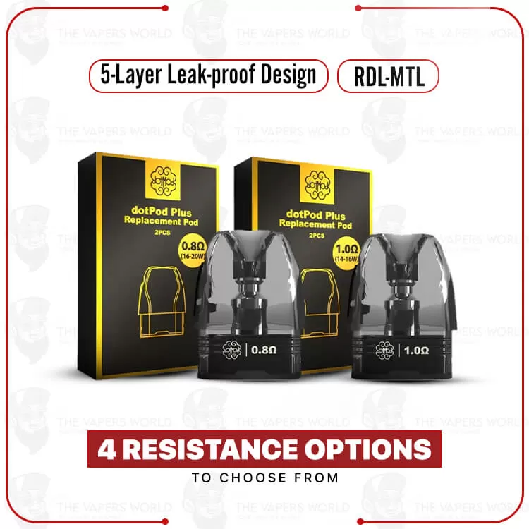 DotMod dotPod Plus Replacement Pods 2pk - Thevapersworld