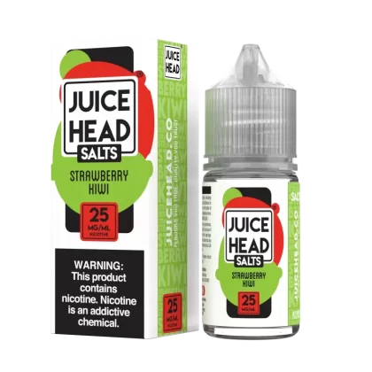 Juice Head SALTS Strawberry Kiwi Vape e-Liquid 30mL - Vape Product, Vape Product