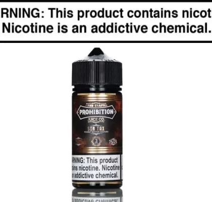 Sin Tax by Prohibition 100mL - Vape Product, Vape Product