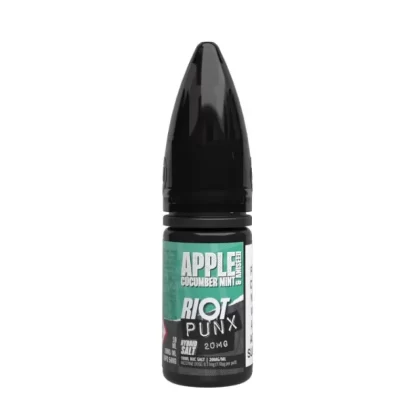 Apple, Cucumber, Mint & Aniseed Hybrid Salt Punx Series by Riot Squad (10ml) - 10mg