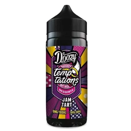 Jam Tart Shortfill E-Liquid Temptations Series by Doozy Vape Co (50ml) - 0mg