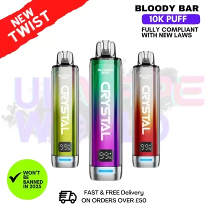 Bloody Bar Crystal 10K Puff Pod Kit – ONLY £6.99