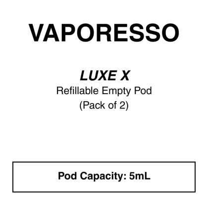 Vaporesso Luxe X Replacement Pod – 5ml - Vapeys Co Nz
