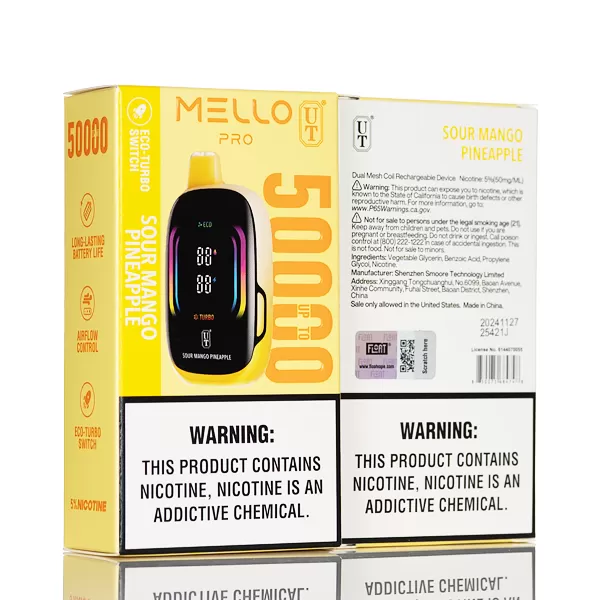 Flum Mello Pro 50K 50000 Puffs Disposable Vape - Vol.9 - Image 3