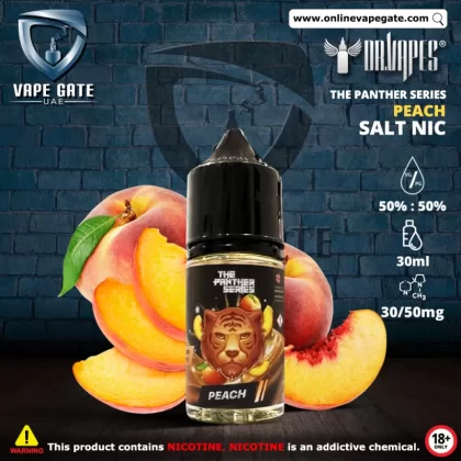 Peach - The Panther Series 30ml Saltnic by Dr. Vapes - 50 mg / 30 ml