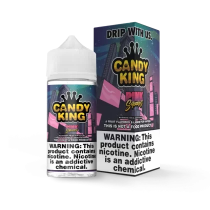 CANDY KING - Pink Squares - 100ML E-Liquid
