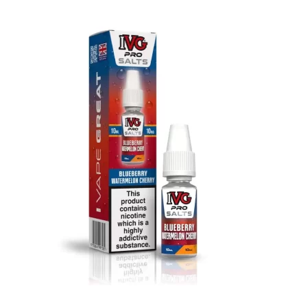 IVG Pro Blueberry Watermelon Cherry Nic Salt - 20mg