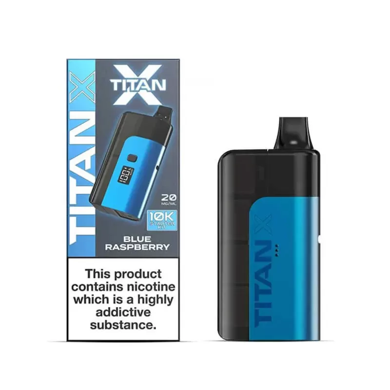 Titan X 10000 Puffs Prefilled Pod Vape Kit - Strawberry Kiwi Watermelon - Image 3