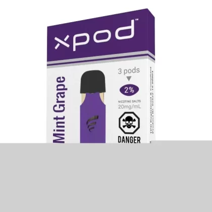 XPOD – Grape Mint Vape PODS 3-PACK