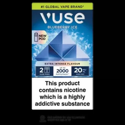 Vuse Pro Pods vPro- Nicotine Salts Blueberry Ice 20mg