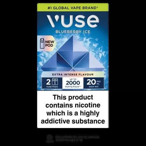 Vuse Pro Pods vPro- Nicotine Salts Blueberry Ice 20mg
