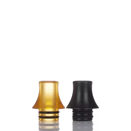 VaporDNA Volcano Wide Bore 510 Drip Tip - Black Delrin