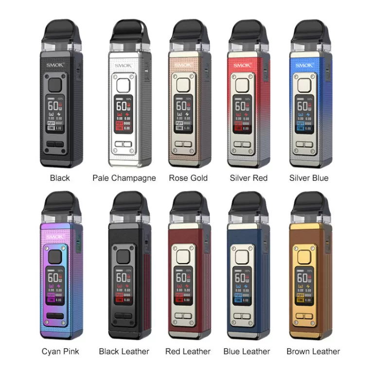Smok RPM4 60W Pod Mod System Kit 1650mAh - Silver Blue / HK - Image 2
