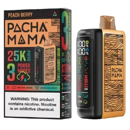 Pachamama 25000 Puffs Disposable Vape 25K – Peach Berry