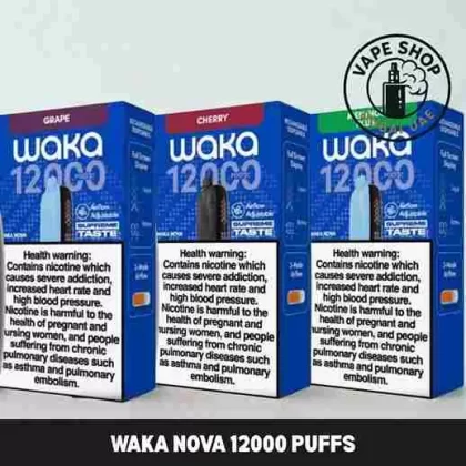 Waka Nova 12000 Puffs 18mg Disposable Vape Buy in Dubai - Vapeshopdubaiuae