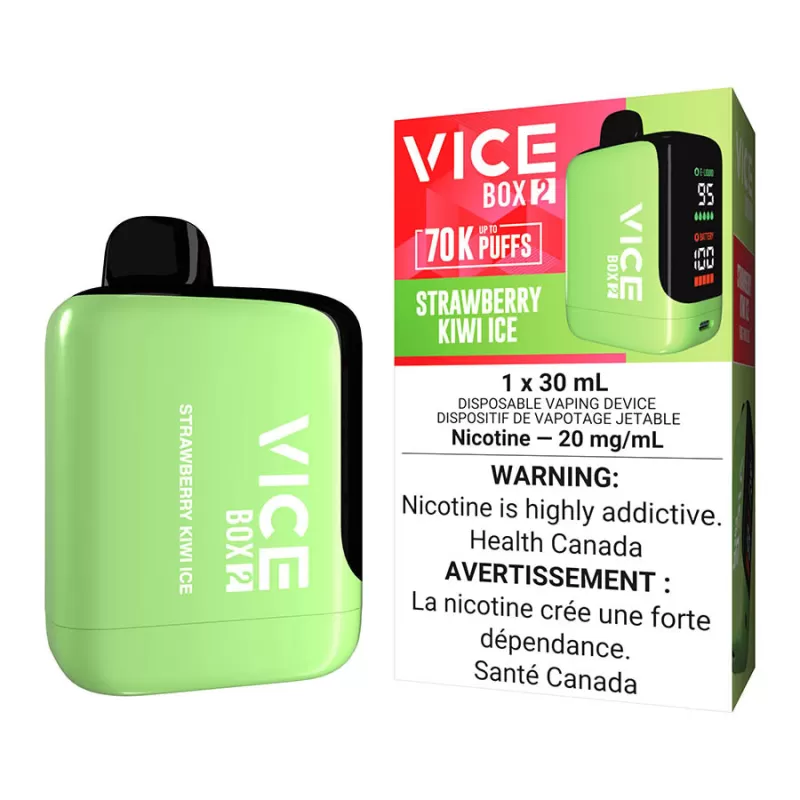 Vice Box 2 Disposable Vape Device - Strawberry Kiwi Ice - 20mg/ml