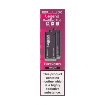 Fizzy Cherry Legend 1500 Prefilled Pods by Elux