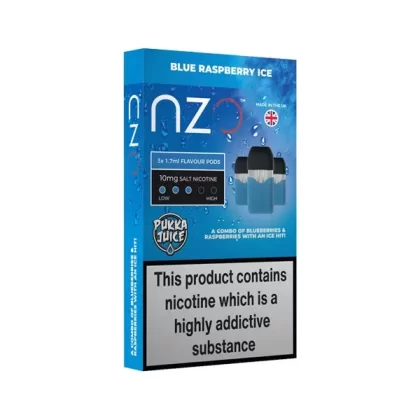 NZO 20 mg Pukka Juice Salzkapseln – Erfrischende Frucht- und Eis-Nic-Salzkartuschen (50VG/50PG)