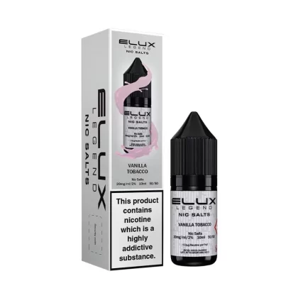 Vanilla Tobacco Elux Legend 10ml Nic Salt E Liquid