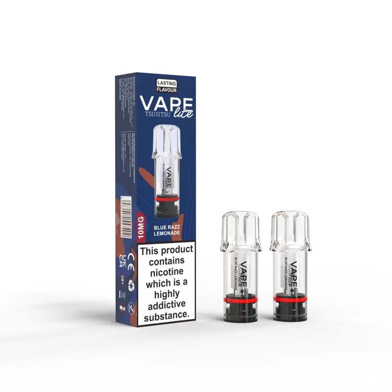 Vape Lite SK1 Prefilled Pods 2 Pack – 10mg - Blue Razz Lemonade