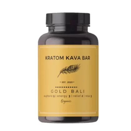 Kratom Kava Bar Gold Bali Capsules