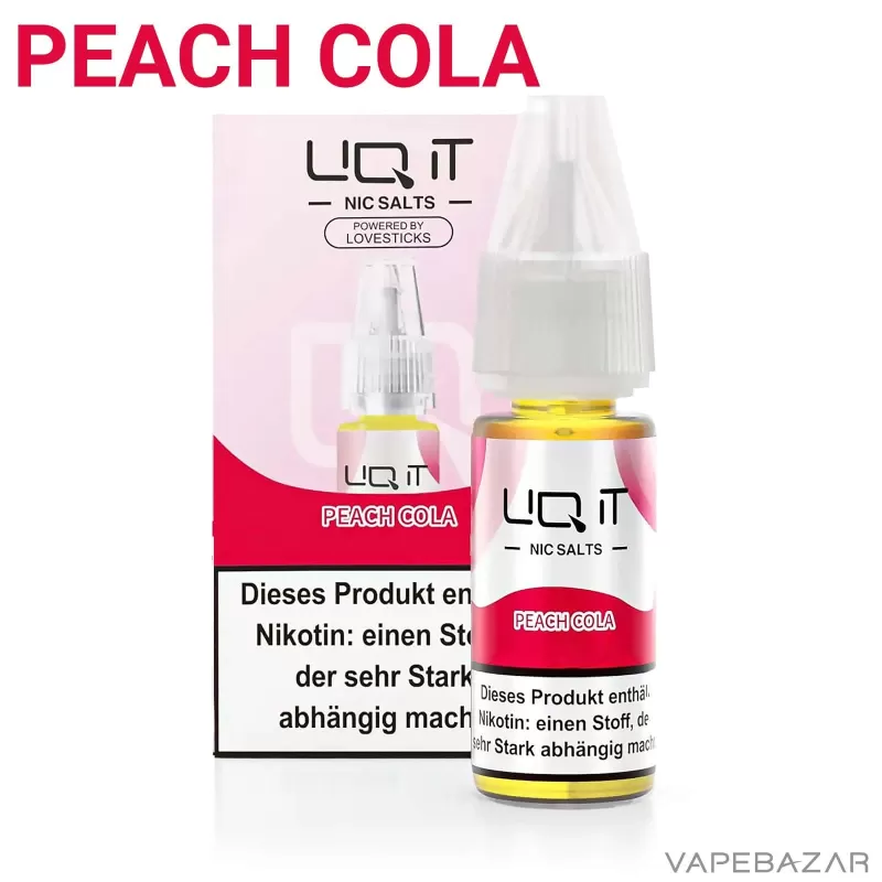 Lovesticks LIQ IT Liquid – Peach Cola - Vapebazar - Image 2