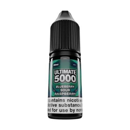 Blueberry Sour Raspberry Saltnic vape Juice by Ultimate 5000 - 10 Pack - Strength