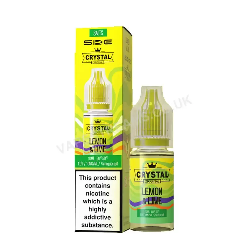 SKE Crystal Lemon & Lime Nic Salt E-liquid - Vapestreams Co