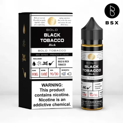 BSX Vapor BSX Series - Black Tobacco - 60ML E-Liquid - 3MG