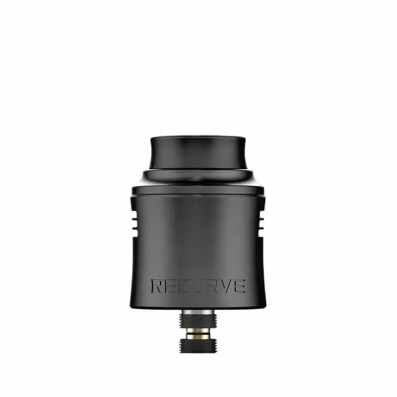 Recurve V2 RDA Flavor Chasing RDA with Dual Airflow Adaptors - Gunmetal, Vape Product (DAC774)