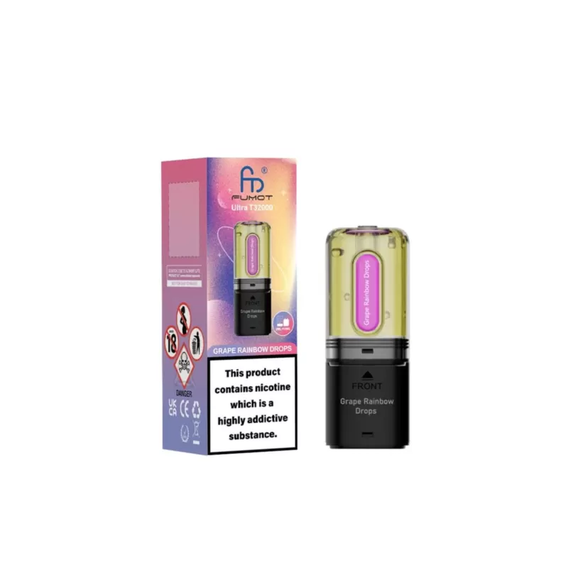 Fumot T32000 Prefilled Replacement Pods - Blackcurrant Lemonade, Blue Razz Ice - Image 3