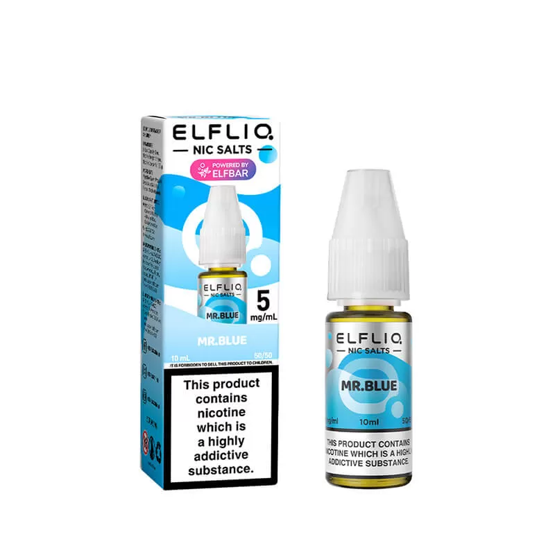 Elf Bar ElfLiq Mr Blue Nic Salt E-Liquid - 20mg - Vape Product