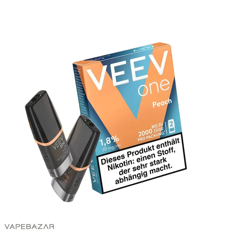 Veev One Pods – Peach (2er Pack) - Veev / ca. 2000 insgesamt / 20mg/ml - Image 3