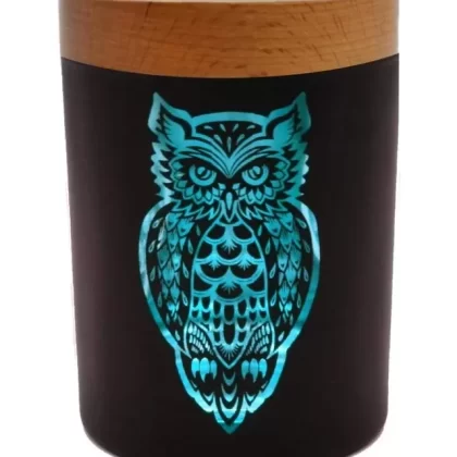 V Syndicate “Owllusion Turquoise” SmartStash Jar