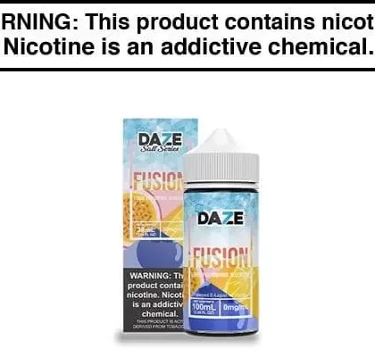 LEMON PASSIONFRUIT BLUEBERRY ICED BY 7 DAZE FUSION 100ML - Vapejuice