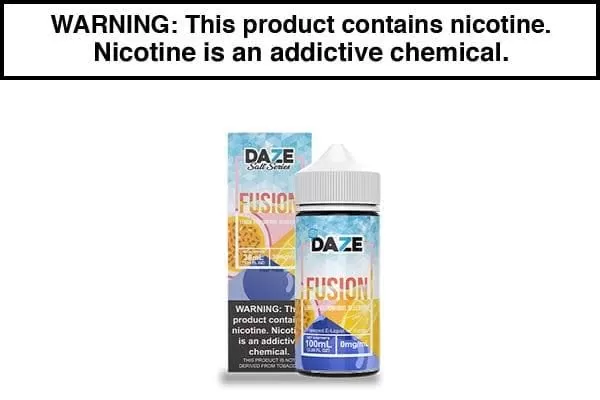LEMON PASSIONFRUIT BLUEBERRY ICED BY 7 DAZE FUSION 100ML - Vapejuice