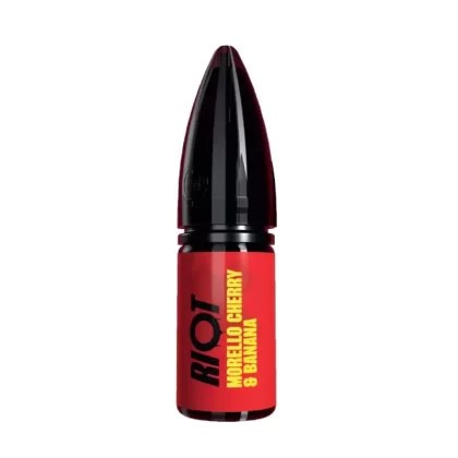 Morello Cherry & Banana Nic Salt E-Liquid Riot X by Riot Squad (10ml)