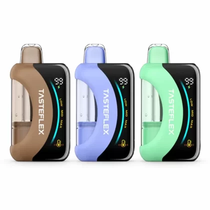 Tasteflex Cresmo 80K Disposable Vape (5%, 80000 Puffs) - Blue Razz Ice, Fresh Mint (A22C25)