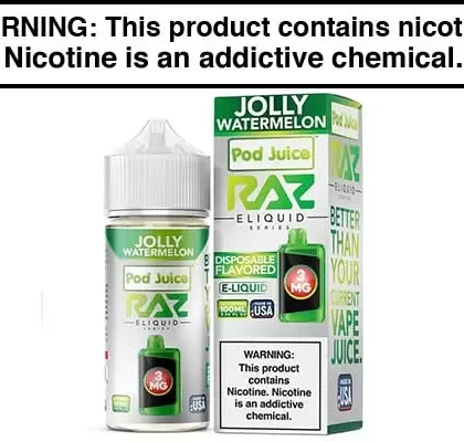 JOLLY WATERMELON BY POD JUICE X RAZ 100ML - Vapejuice