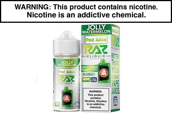 JOLLY WATERMELON BY POD JUICE X RAZ 100ML - Vapejuice