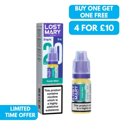 20mg (2%) Lost Mary 10ml Nic Salt E-liquid - Vape Co