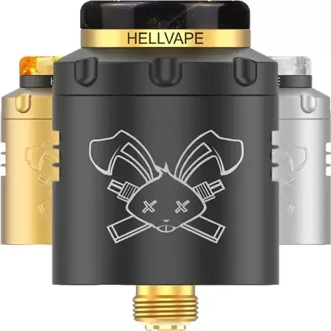 Hellvape Dead Rabbit 3 RDA 6th Anniversary Edition - Colour#Black Gold>Silver Black>Gold Black