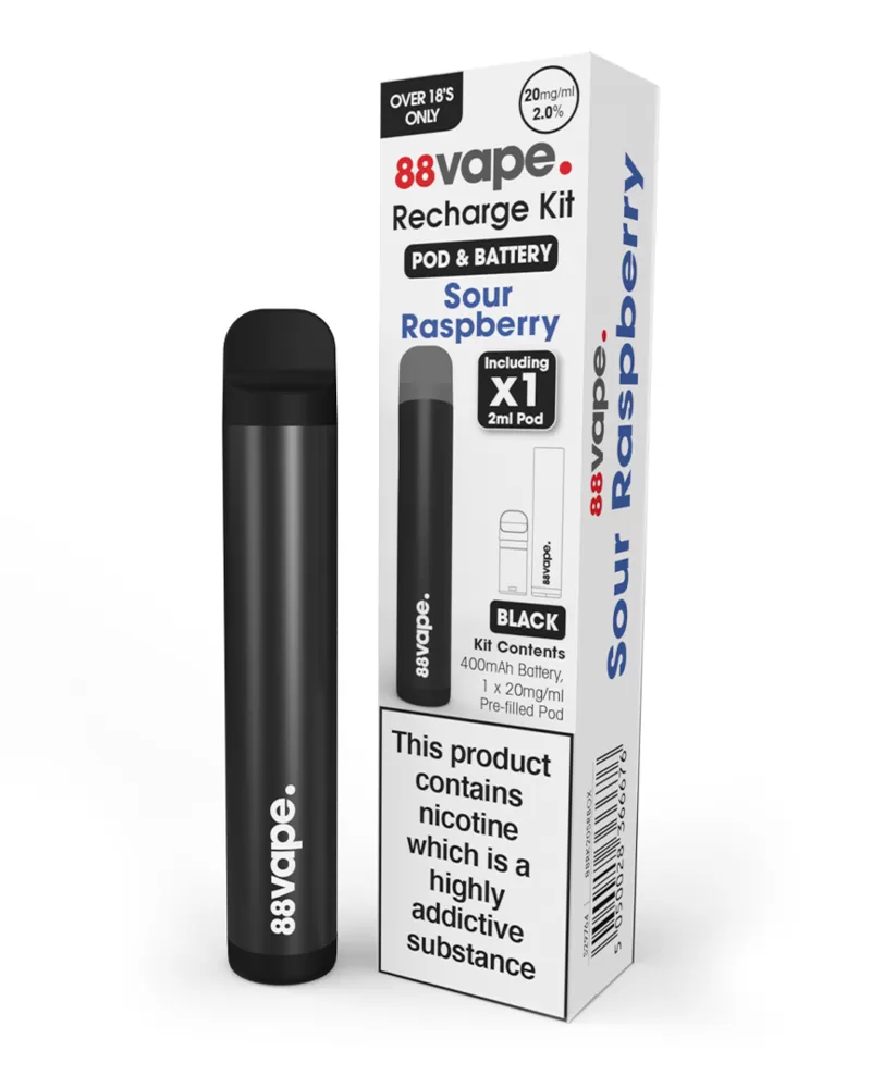 88Vape Recharge Pod Kit - Grape Ice - Image 2
