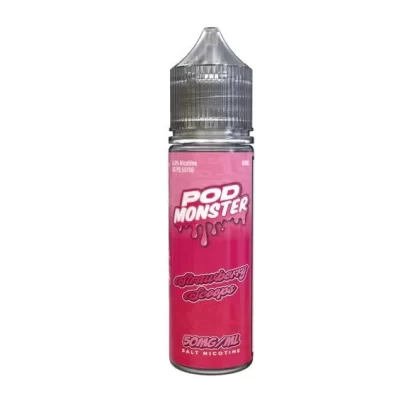 Pod Monster Salt Strawberry Scoops 60ml - Vape Product; Vape Product, Vape Product